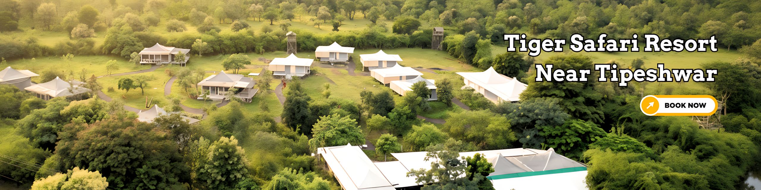 Tiger Safari Resort near Tipeshwar Wildlife Sanctuary jungle resort stay Maharashtra